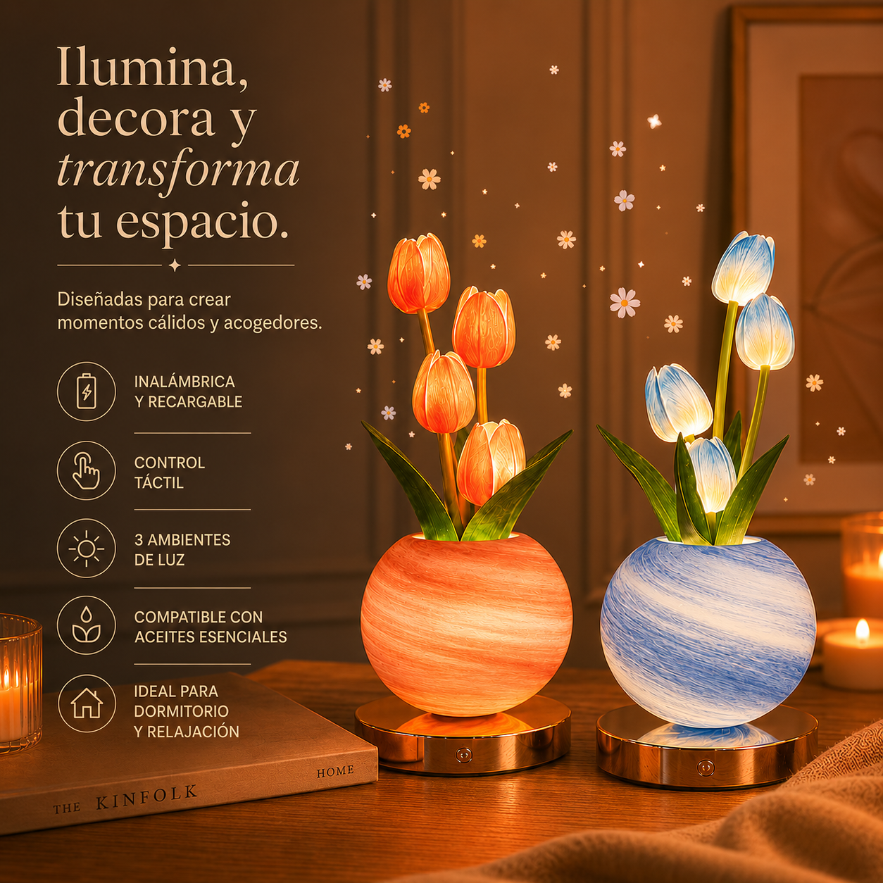 Lampara de tulipán