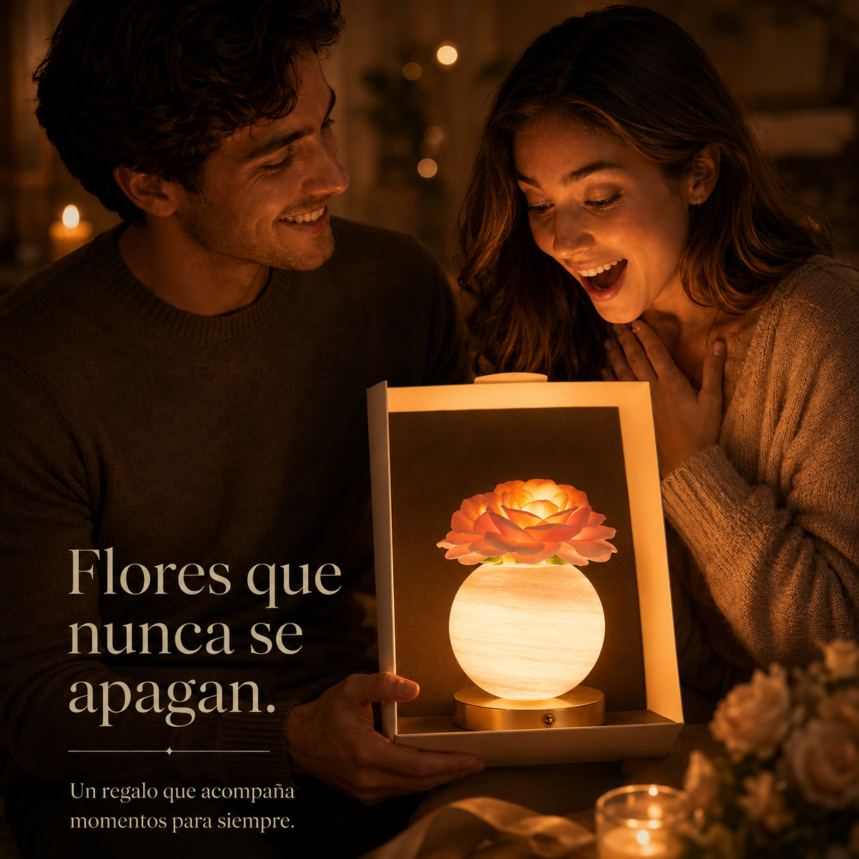 Lámparas de Rosas