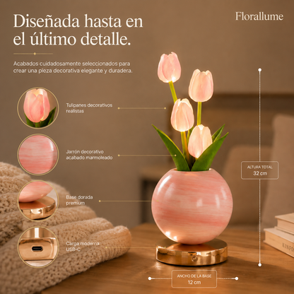 Lampara de tulipanes