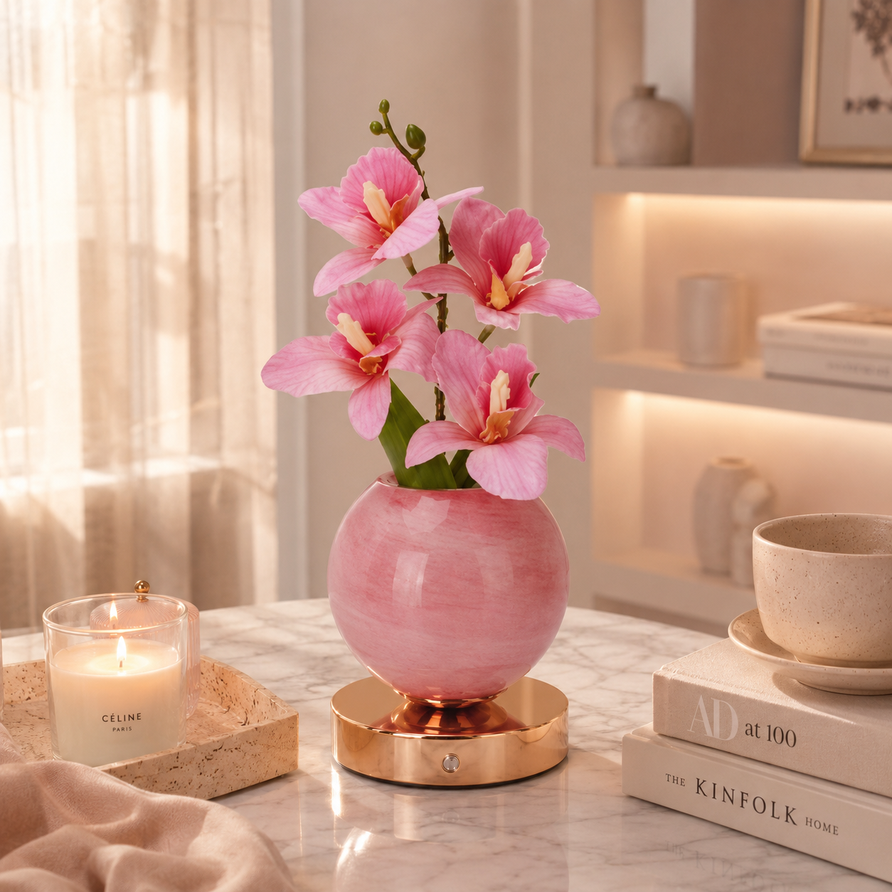 Lampara Orquídea